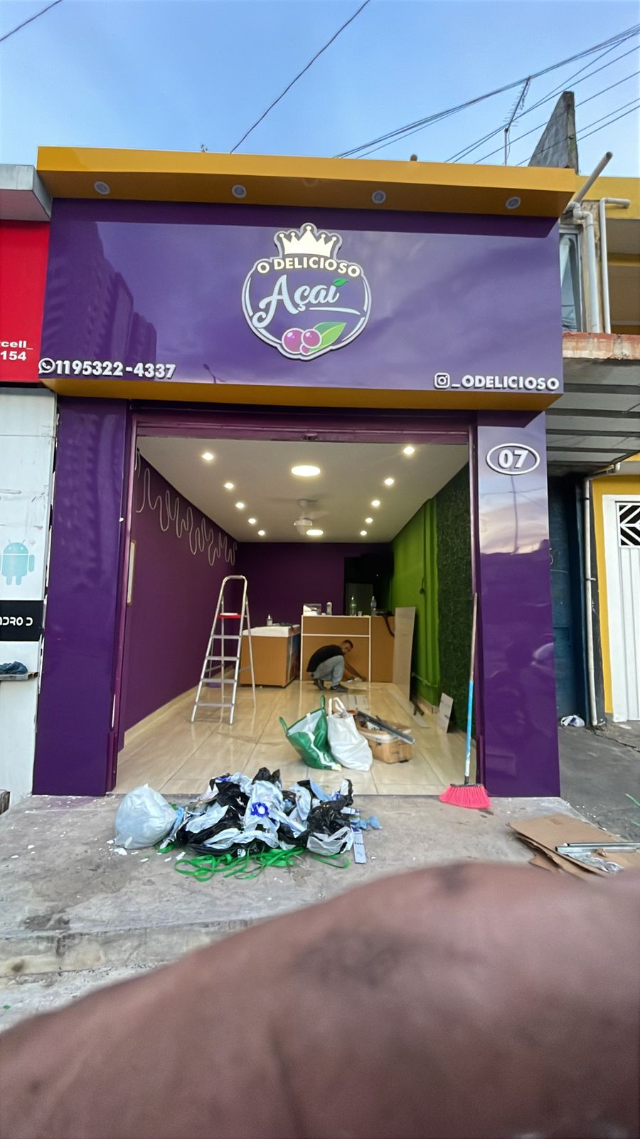 O Delicioso Açaí - Fachada comercial em Carapicuíba por Fachadas Donaria